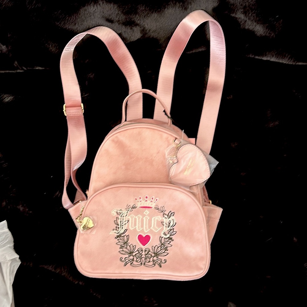 Juicy Couture Diamond Velour Backpack